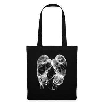 Boxing Gloves Line Art - Tote Bag - black - Front