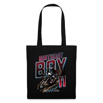 Motocross 11th Birthday - Tote Bag - black - Front