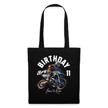 Motocross 11th Birthday - Tote Bag - black - Front