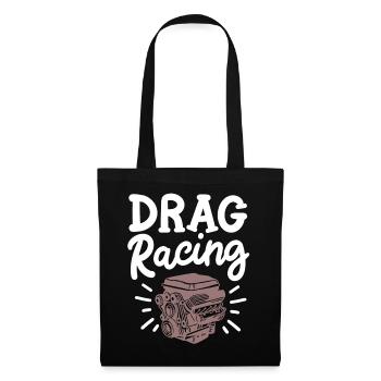 Drag Racing Drag Racer - Stoffbeutel - Schwarz - Vorne