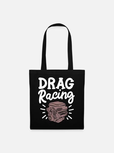 Drag Racing Drag Racer - Stoffbeutel - Schwarz