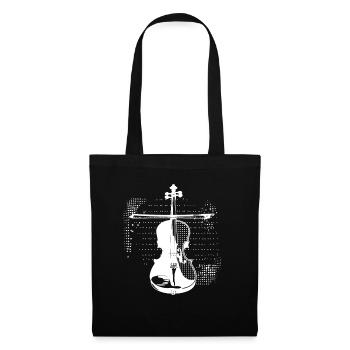Violin player - Tote Bag - black - Front