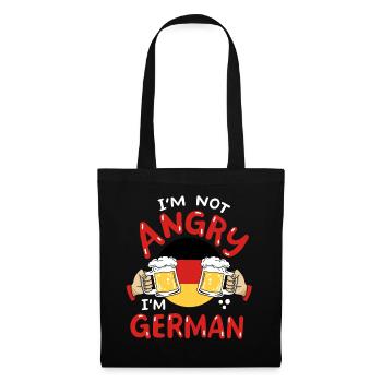 Deutschland Bierliebhaber - Stoffbeutel - Schwarz - Vorne