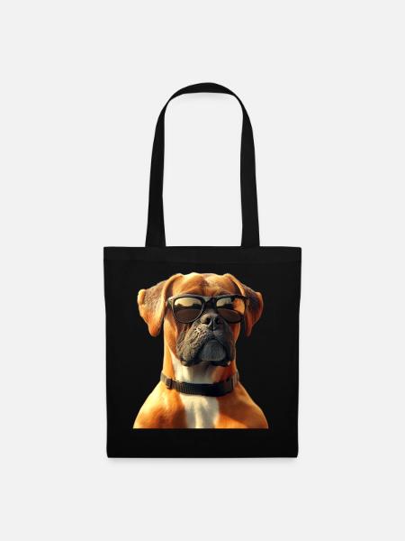 Deutscher Boxer Hunde Boxerverein German Boxer - Stoffbeutel - Schwarz