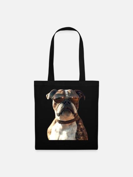 Deutscher Boxer Hunde Boxerverein German Boxer - Stoffbeutel - Schwarz