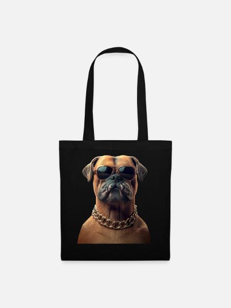 Deutscher Boxer Hunde Boxerverein German Boxer - Stoffbeutel - Schwarz