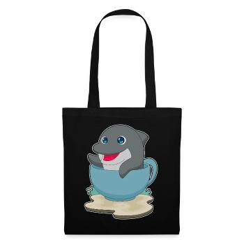 Dolphin Mug - Tote Bag - black - Front