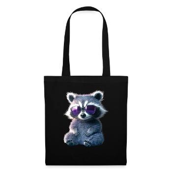 raton laveur raton laveur J’adore petit raton laveur mignon - Sac en tissu - noir - Devant