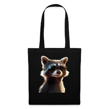 Raccoon Raccoon I Love Little Cute Raccoon - Tote Bag - black - Front