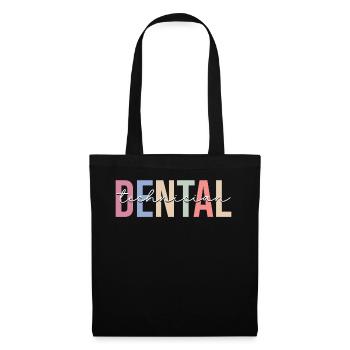 Prothésiste dentaire Technicien de laboratoire dentaire Dentiste - Sac en tissu - noir - Devant