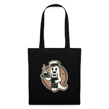 Kaffeeliebhaber Barista Geist Lustiger Kaffee - Stoffbeutel - Schwarz - Vorne