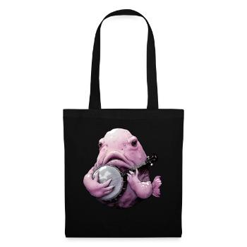 Blobfish Fish Bluegrass Banjo Player - Sac en tissu - noir - Devant