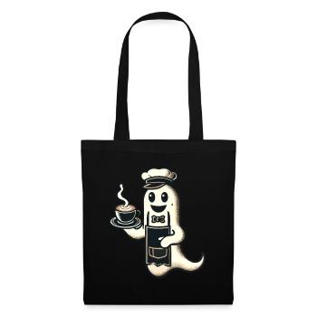 Kaffeeliebhaber Barista Geist Lustiger Kaffee - Stoffbeutel - Schwarz - Vorne