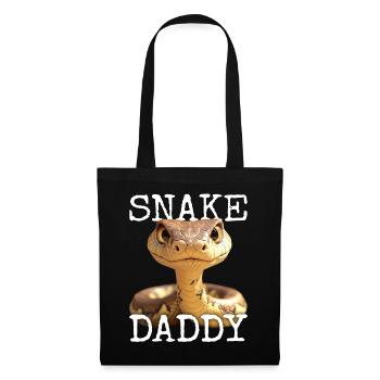 Snake Daddy Dad Snake Father's Day Snakes Dad - Tote Bag - black - Front