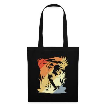 Vintage Golfer - Tote Bag - black - Front