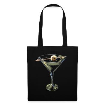 Weirdcore Aesthetic Eyeball Cocktail Strangeco - Tote Bag - black - Front