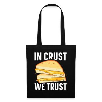 Grilled Cheese Grilled Cheese Foodie Cheese Sandwich - Sac en tissu - noir - Devant