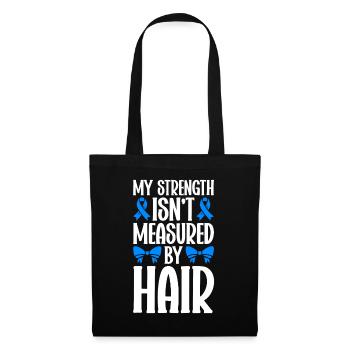 Alopécie areata Awareness Perte de cheveux - Sac en tissu - noir - Devant