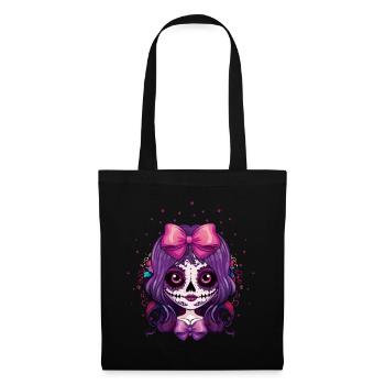 Fairy Calavera Muertos Day Of Dead Halloween - Tote Bag - black - Front
