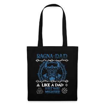 RAGNA-DAD Blue Viking Helmet for Father's Day - Tote Bag - black - Front