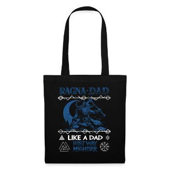 RAGNA-DAD Vikings sous la lune pour la fête des pères - Sac en tissu - noir - Devant