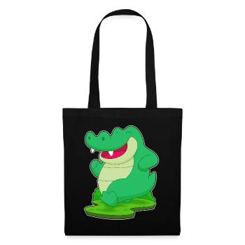 Crocodile Jogger Jogging Sport - Tote Bag - black - Front