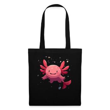 Cute Kawaii Axolotl Underwater for Fans - Tote Bag - black - Front