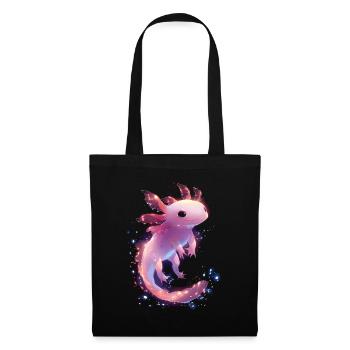 Mystical Glowing Axolotl for Animal Lovers - Tote Bag - black - Front