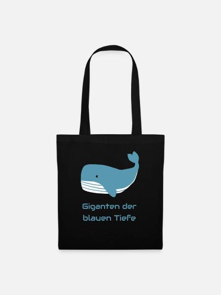 Giganten der blauen Tiefe - Stoffbeutel - Schwarz
