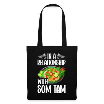 Som Tam Thai Papaya Salad Thai Salad Thai Food - Tote Bag - black - Front