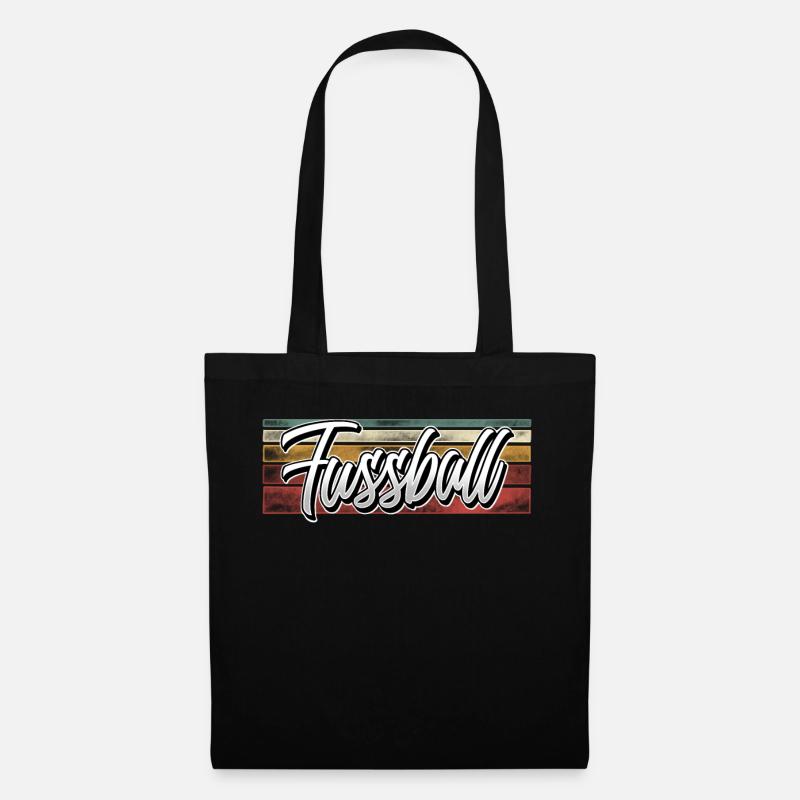Fussball - Stoffbeutel - Schwarz