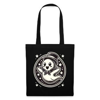 Funny Magician Ghost Cute Halloween - Tote Bag - black - Front