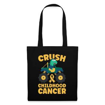 Krebs Im Kindesalter Childhood Cancer Awareness - Stoffbeutel - Schwarz - Vorne