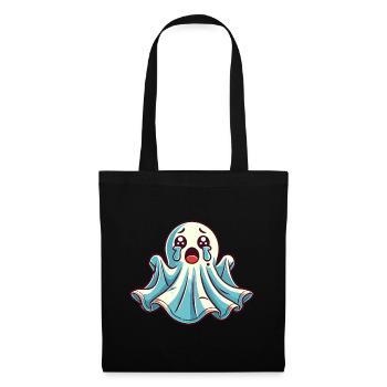 Sad Ghost Cute Weeping Ghosts - Tote Bag - black - Front