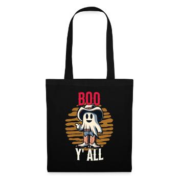 Boo Y'all Cowboy Ghosts Good Mood Ghosts - Tote Bag - black - Front