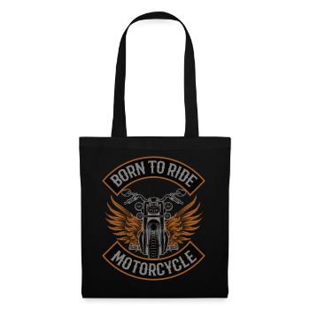 Moto Drôle Dicton Vintage Motard - Sac en tissu - noir - Devant