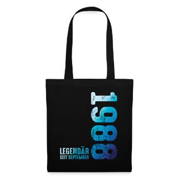 Légendaire depuis septembre 1988 - Sac en tissu - noir - Devant