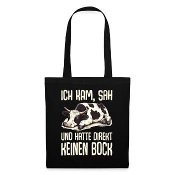 I came, saw and didn't feel like it right away - Tote Bag - black - Front