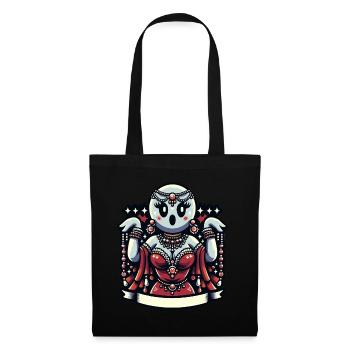 Drôle Glamour Goule Flashy Halloween - Sac en tissu - noir - Devant