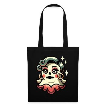 Drôle Glamour Ghoul Flashy Halloween Fille - Sac en tissu - noir - Devant