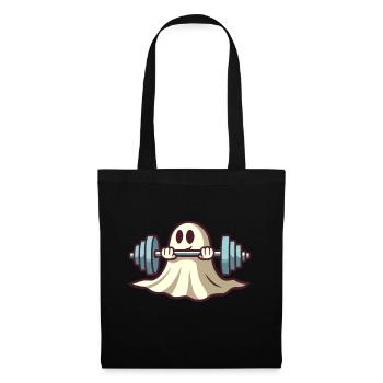 Bodybuilding Ghost Funny Gym Ghost - Tote Bag - black - Front