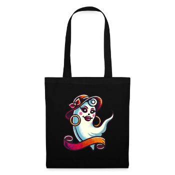 Drôle Glamour Goule Flashy Halloween - Sac en tissu - noir - Devant