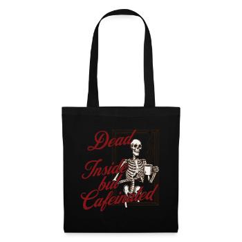 Halloween Coffee Lover Skeleton Coffee Design - Tote Bag - black - Front