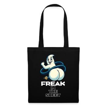 Freak sous la feuille drôle de conception fantôme - Sac en tissu - noir - Devant