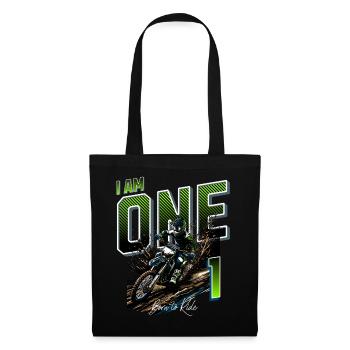 1er anniversaire de motocross - Sac en tissu - noir - Devant