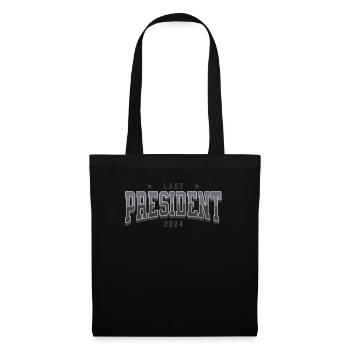 Dame Présidente 2024 : Kamala Harris pour la Présidence - Sac en tissu - noir - Devant