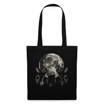 Bouledogue Français Frenchie Chien Hurlant Mon - Sac en tissu - noir - Devant