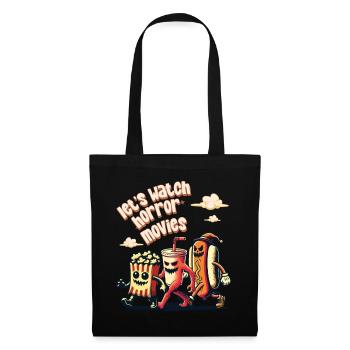 Yummy Funny Halloween Design Horror Movies - Tote Bag - black - Front