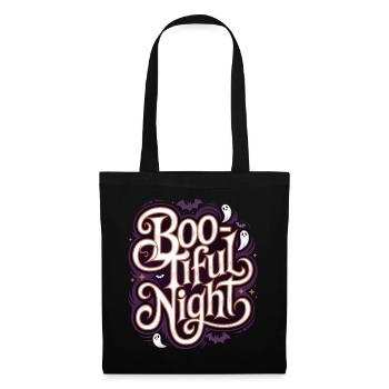 Boo-Tiful Nuit Halloween Effrayant Drôle - Sac en tissu - noir - Devant