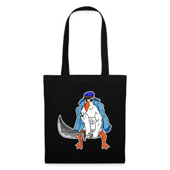 Muscles de la mouette - Sac en tissu - noir - Devant